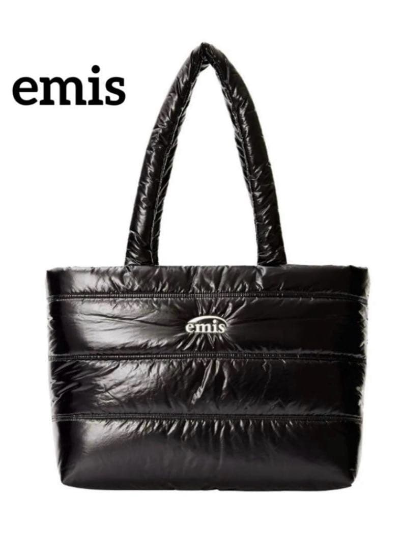 【日本未発売】EMIS GLOSSY PADDED TOTE BAG