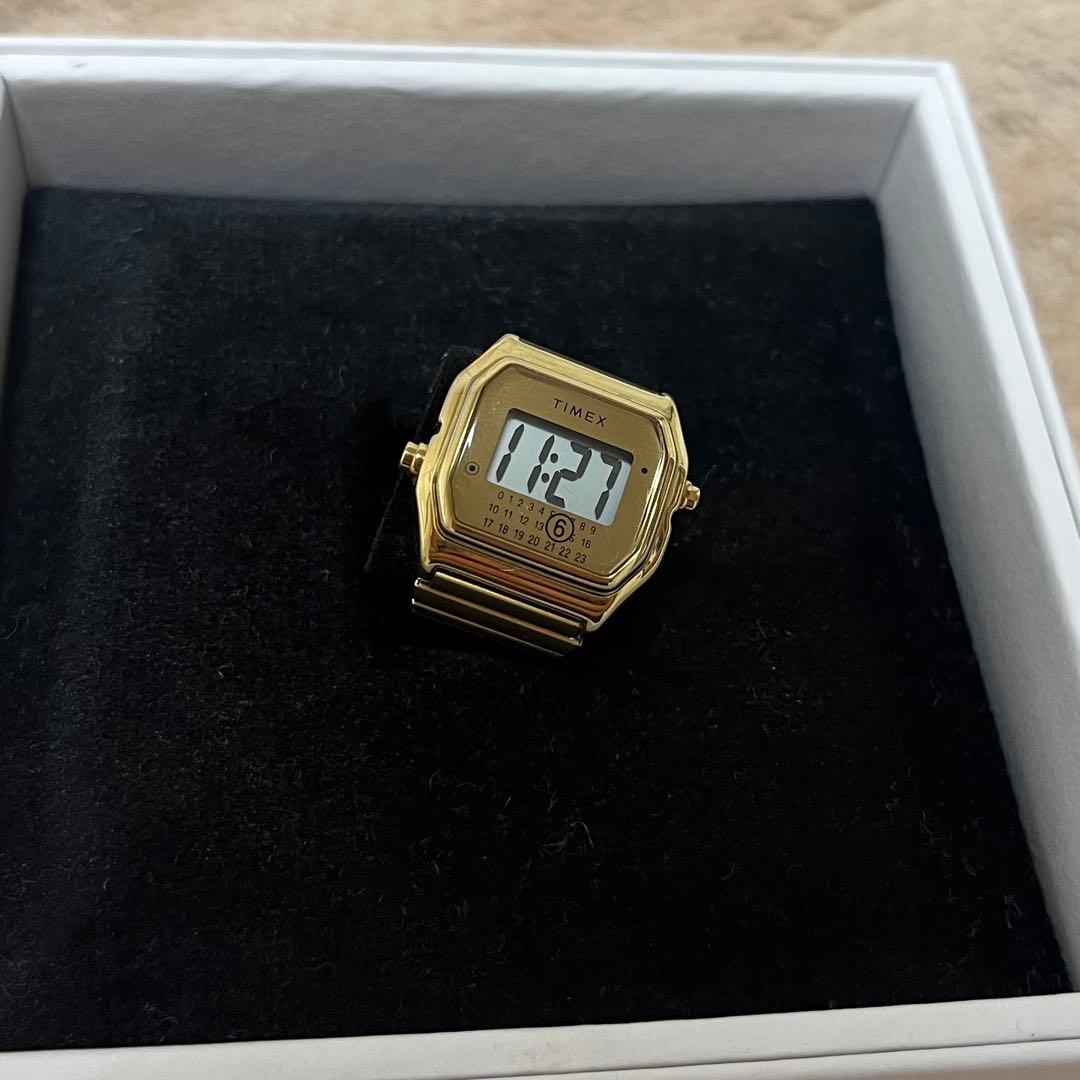 美品　マルジェラ　タイメックス　MM6 Timex T80リングウォッチ S/M