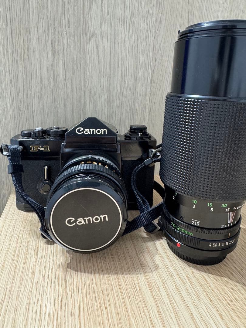 Canon F-1 フィルムカメラ 70-210mmレンズ付き