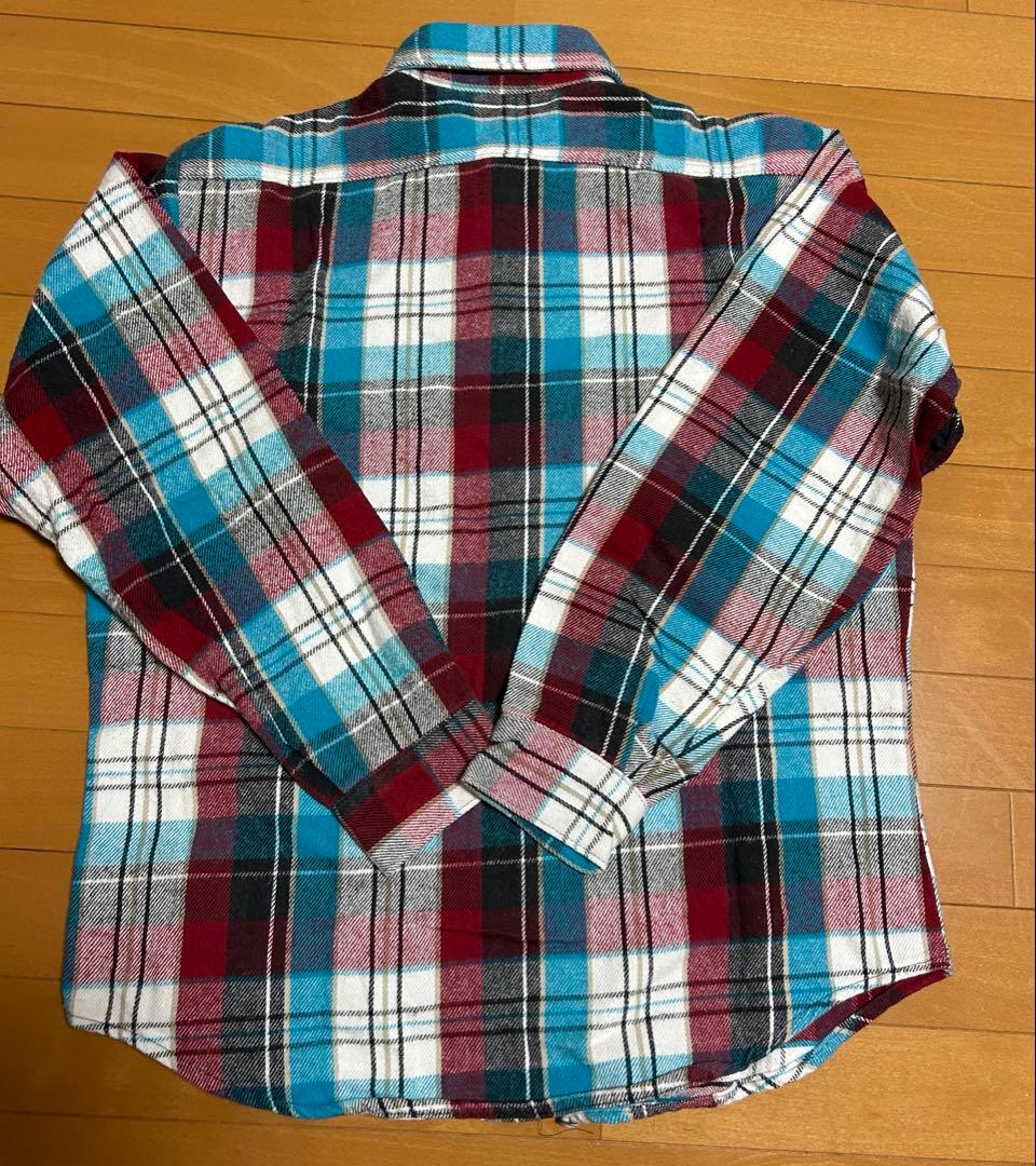 希少　70s 80s 三角タグ　ファイブブラザー　ネルシャツ L