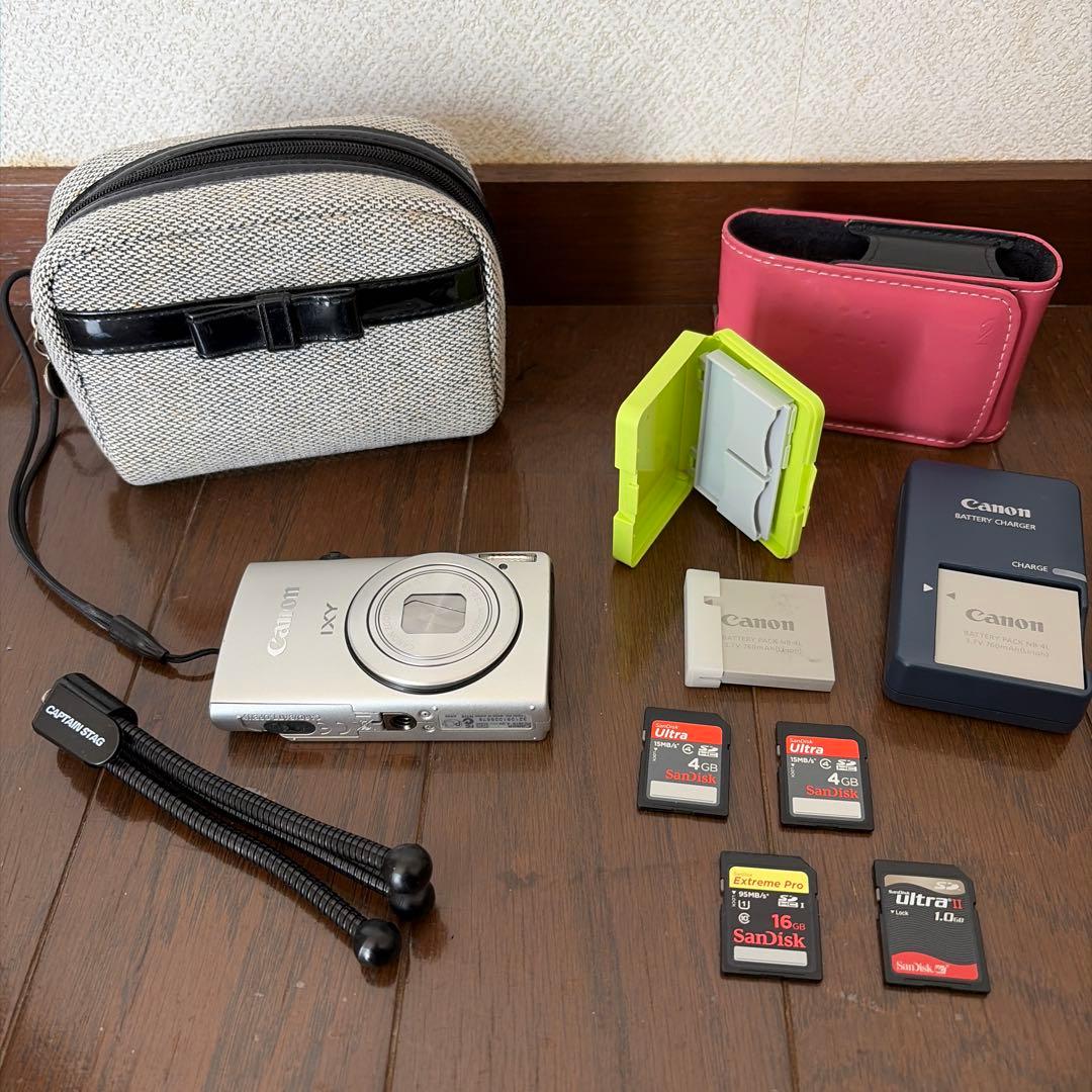 【Canon IXY 600Fデジタルカメラ】シルバー＊付属品複数有