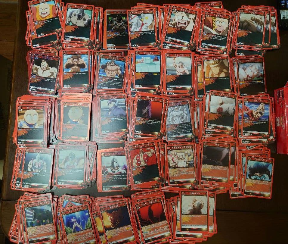 ユニオンアリーナ キン肉マン SR、R、U、C ４コン 赤・紫 雑誌特典付き