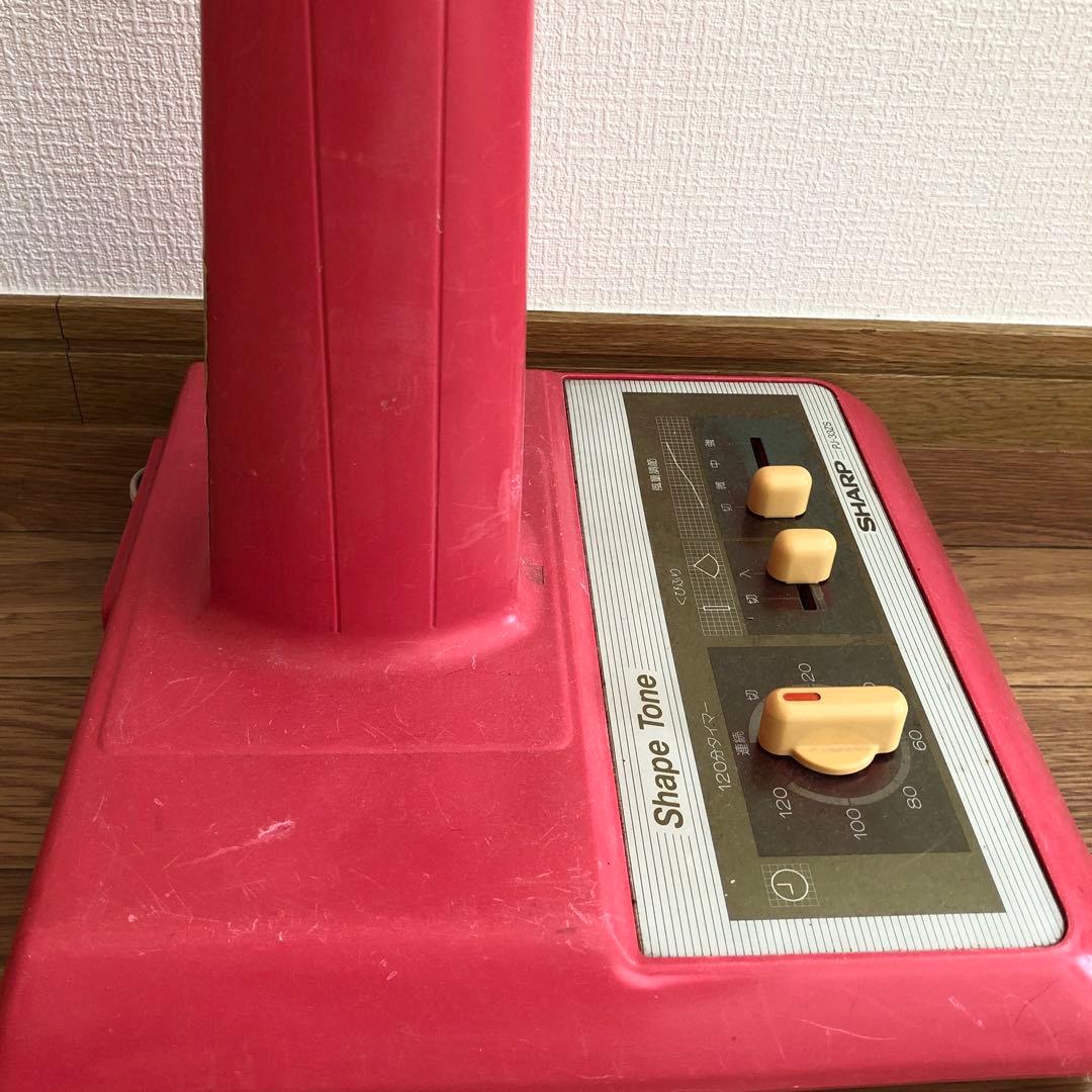 シャープ　扇風機　ピンク　昭和レトロ