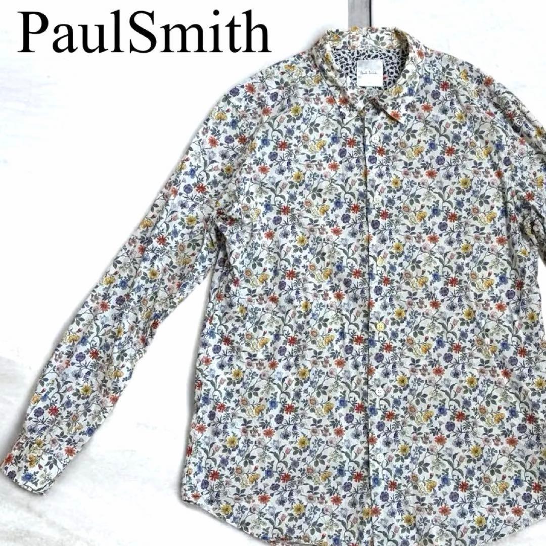 【人気】Paul Smith LIBERTY 花柄フローラルプリントシャツ　長袖