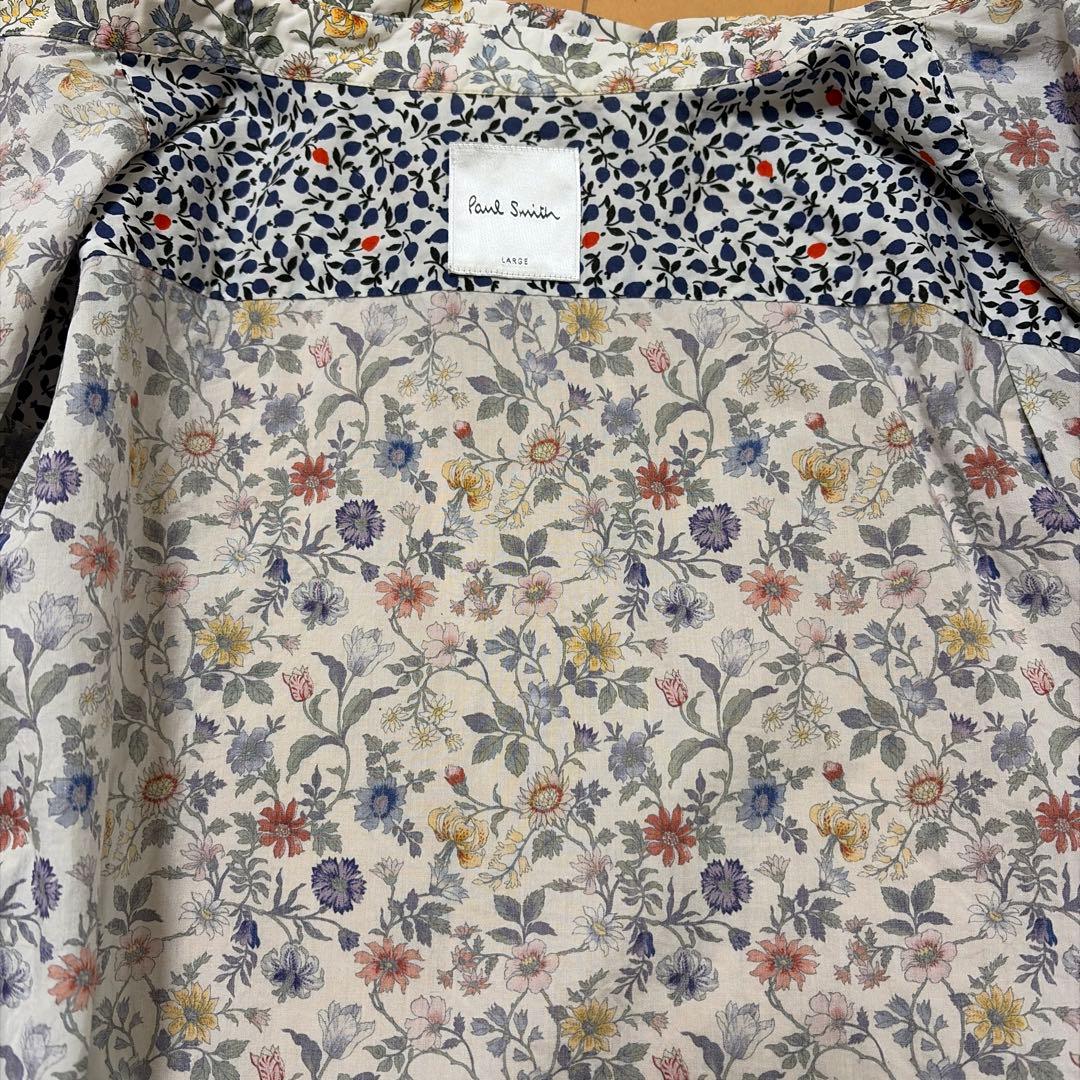 【人気】Paul Smith LIBERTY 花柄フローラルプリントシャツ　長袖