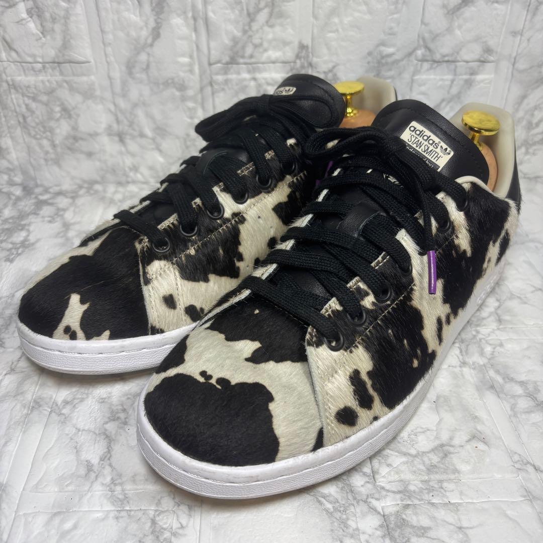【美品】adidas アディダス スタンスミス FV3087ハラコ 牛柄 26