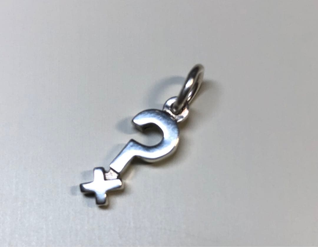 シルバー クエスチョンマーク ネックレス