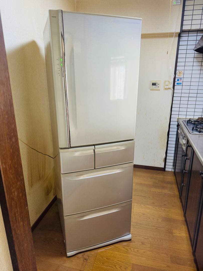 福岡発　TOSHIBA 東芝 冷蔵庫 冷凍庫 動作品 5ドア 401L 大容量