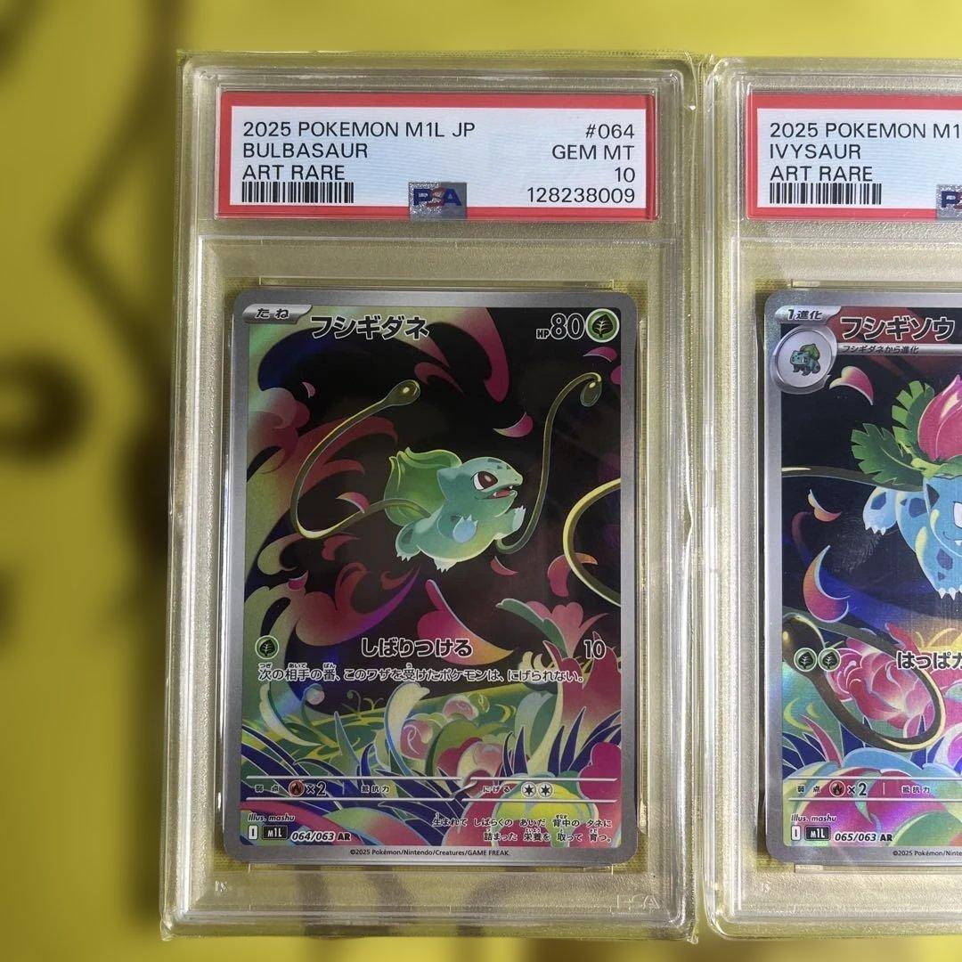 【PSA10連番】フシギダネARフシギソウARメガフシギバナexSAR