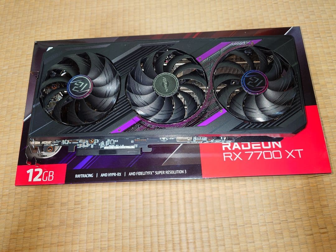 グラフィックボード・グラボ・ビデオカード ASRock RADEON RX 7700 XT Phantom Gaming