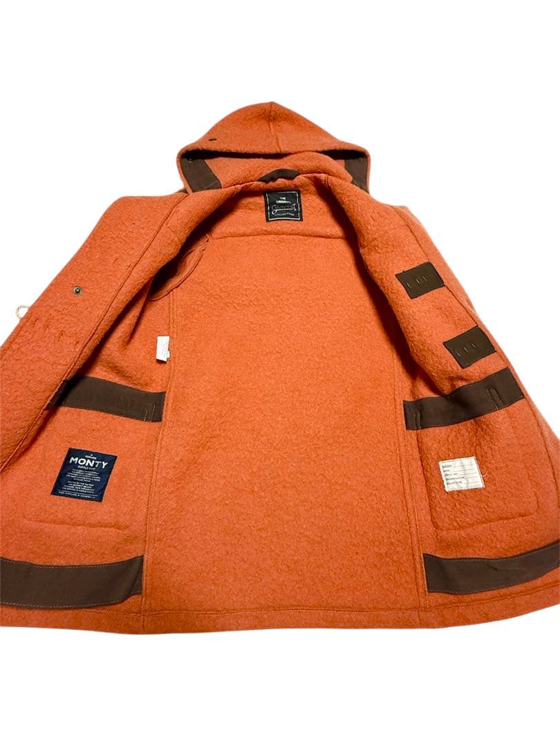 えんGLOVERALL レディースダッフルコート ウール　オレンジ