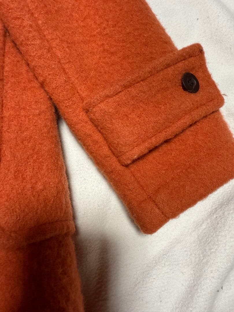えんGLOVERALL レディースダッフルコート ウール　オレンジ