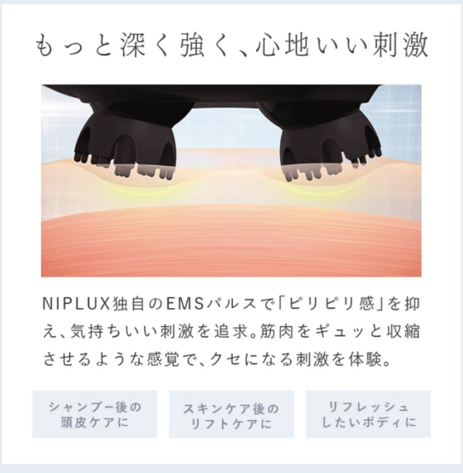 NIPLUX EMSヘッドスパプレミアム　HeadSpaPremium 美顔器