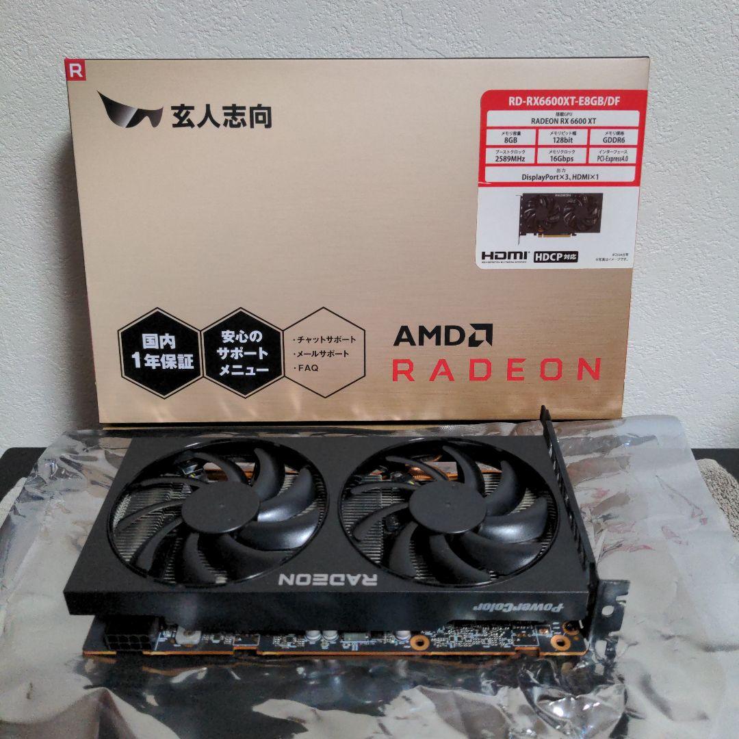 ☆良品☆ 玄人志向 RD-RX6600XT-E8GB/DF 6600XT