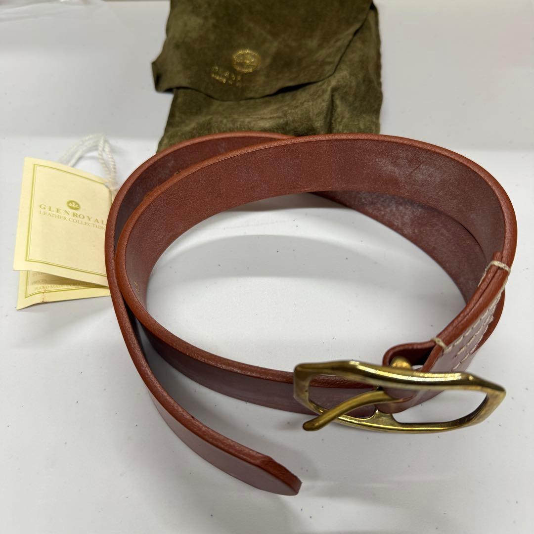 Glen ブライドルレザー ベルト Oxford Tan サイズ 30