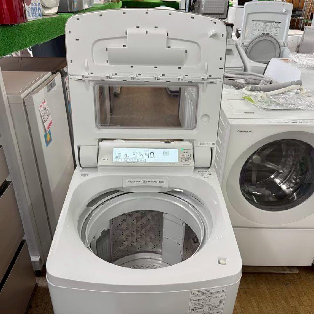 地域限定配送無料✨縦型洗濯機　パナソニック　NA-SJFA807 分解清掃済み