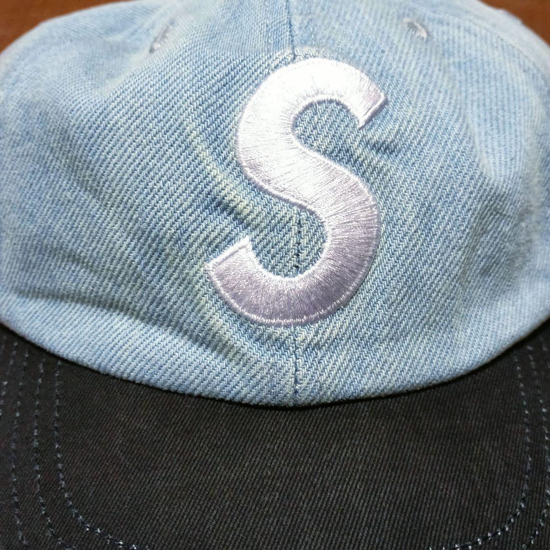 帽子 Supreme Washed Denim S Logo 2-Tone Cap