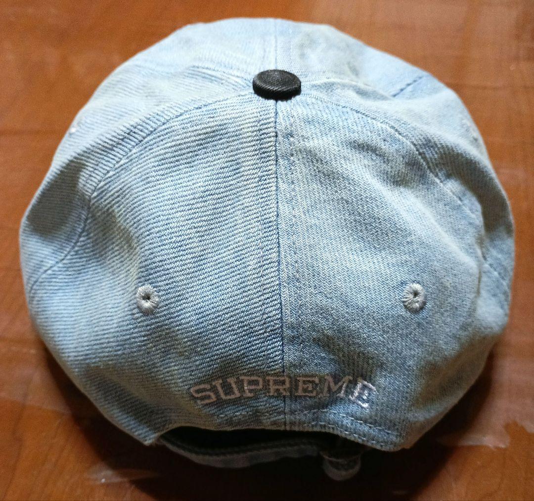 帽子 Supreme Washed Denim S Logo 2-Tone Cap