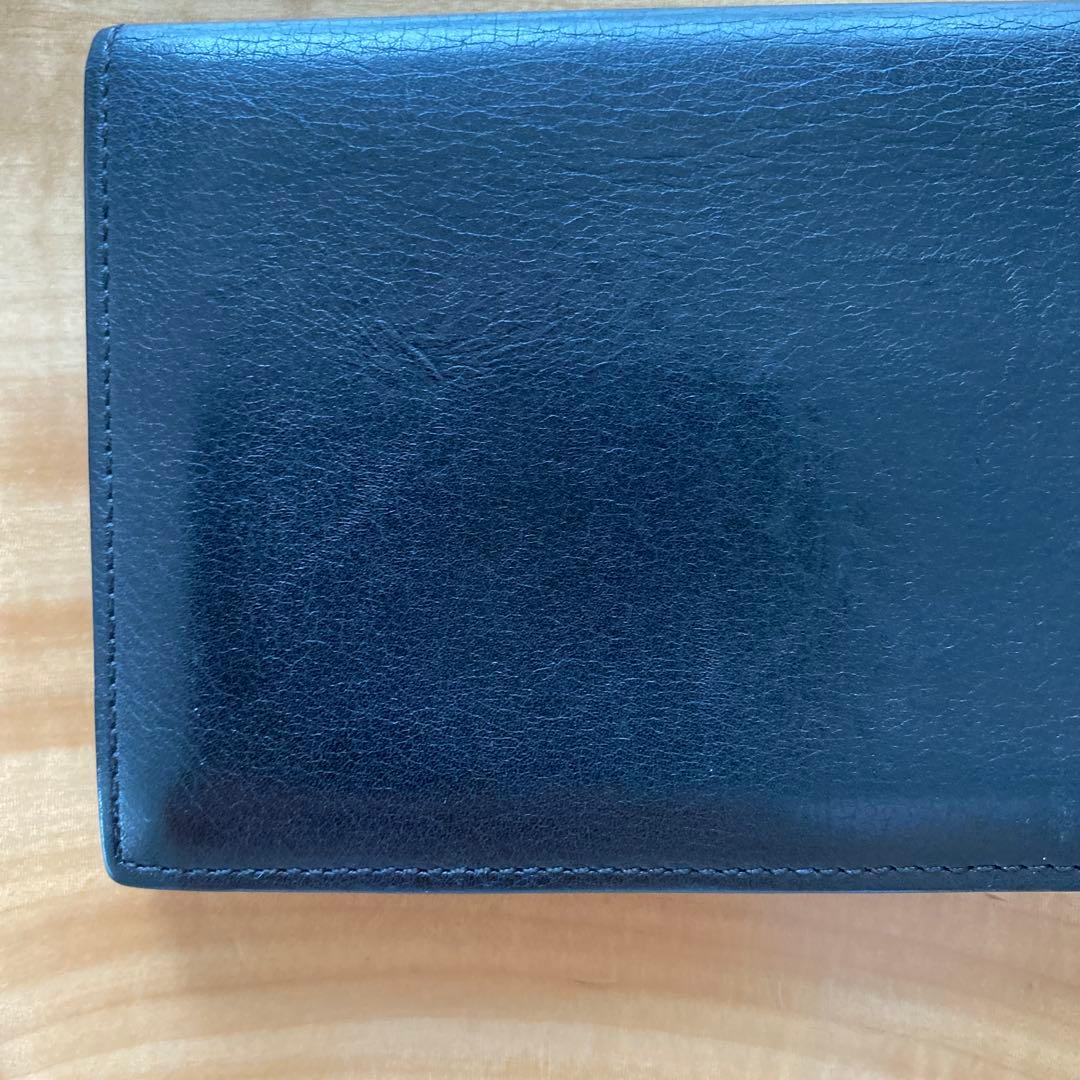 Cartier 名刺入れ 黒 レザー　カボション　cabochon