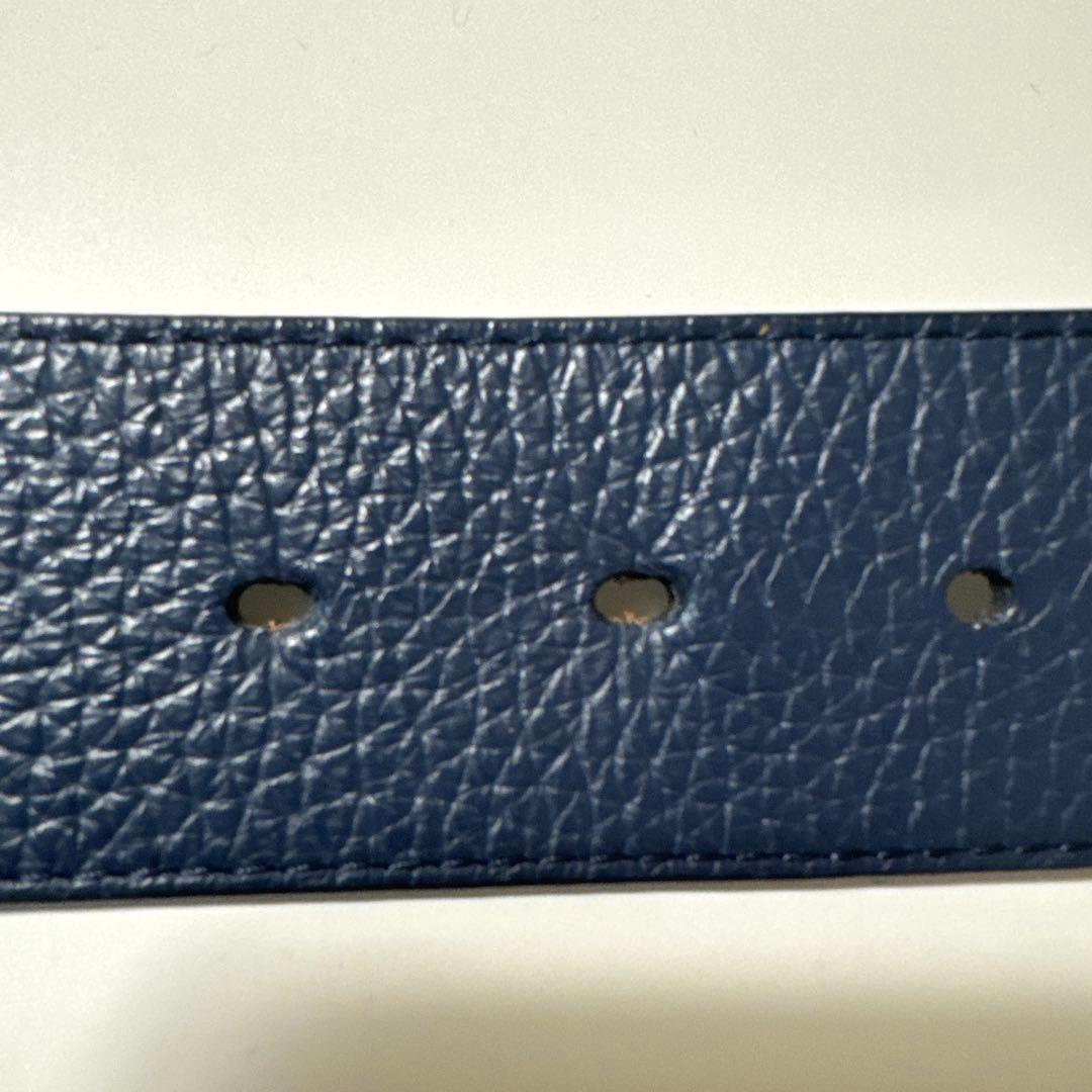 LOUIS VUITTON メンズベルトサイズ95両面使用可能です。グレーと紺色
