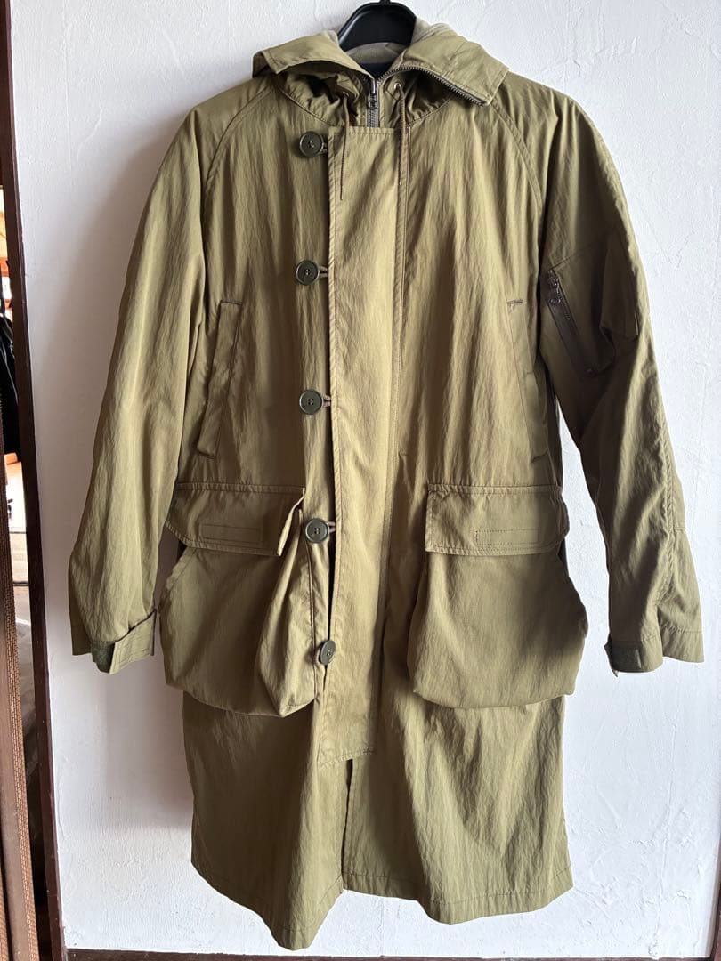 【値下げ】美品⭐︎TAION×BLUEBLUE ダウンフィールドモッズコート