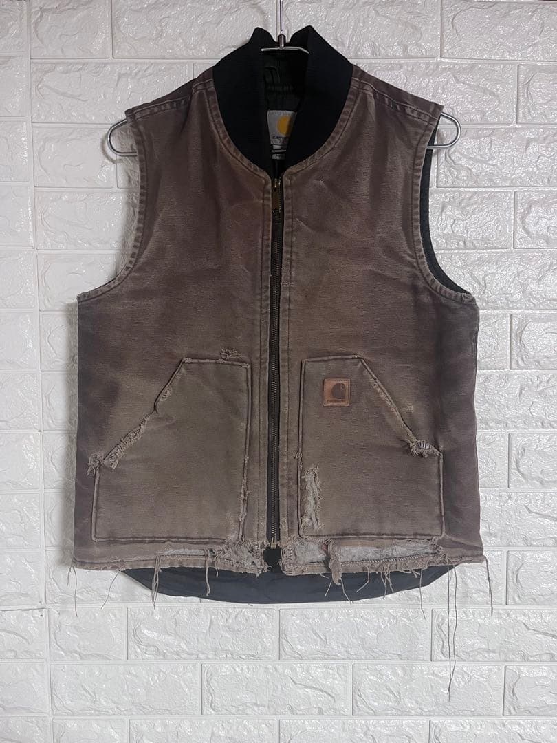 00's〜 CARHARTT アクティブベスト 雰囲気系 ボロ vintage
