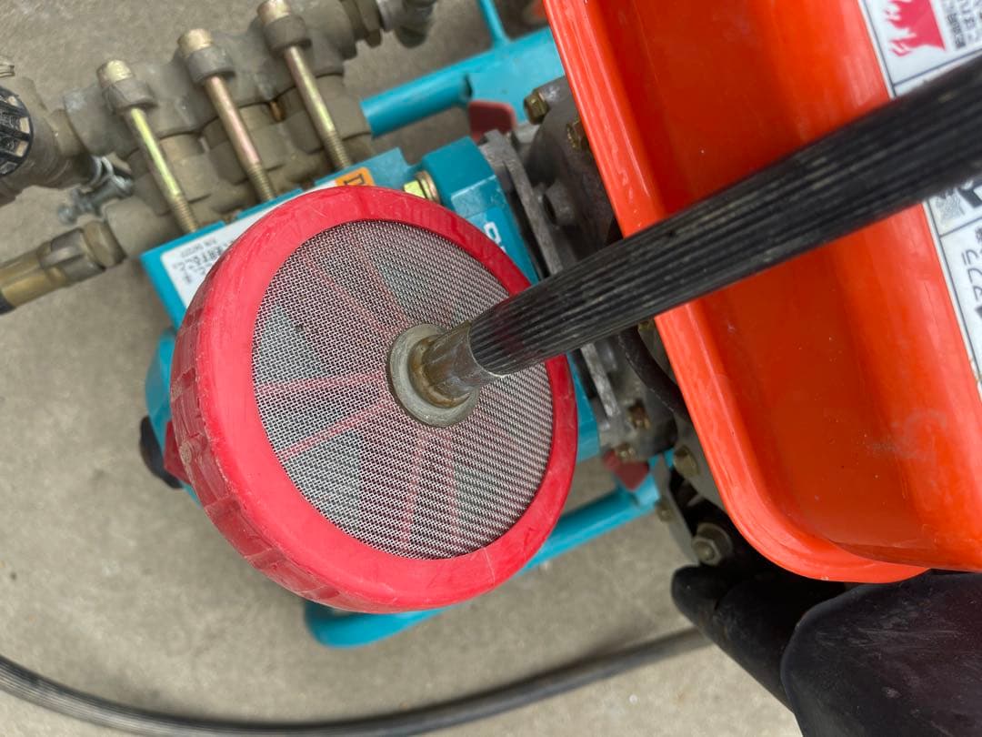 ＜中古未整備現状品＞　高圧洗浄機本体 ガソリンエンジン（クボタ）