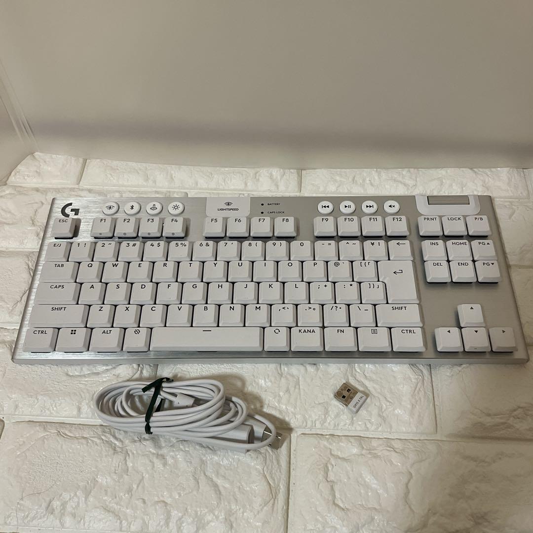 状態良好　Logicool G915 X LIGHTSPEED TKL ホワイト