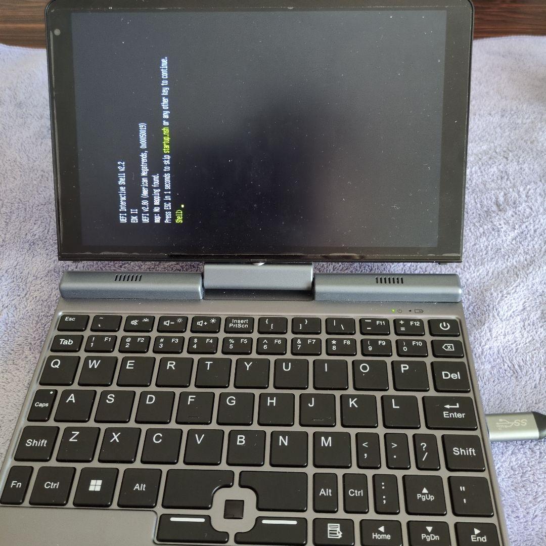 8インチN100搭載ノートPCジャンク メモリなし