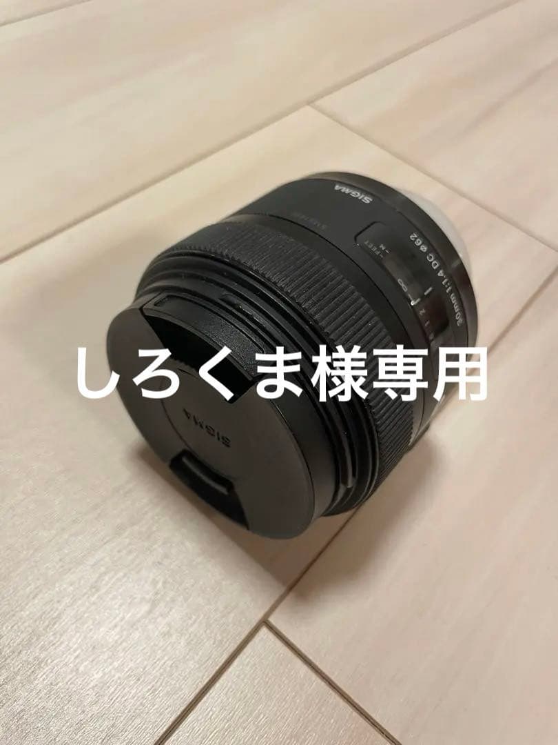 しろくまSIGMA 一眼レフレンズ　単焦点レンズ　ニコン用