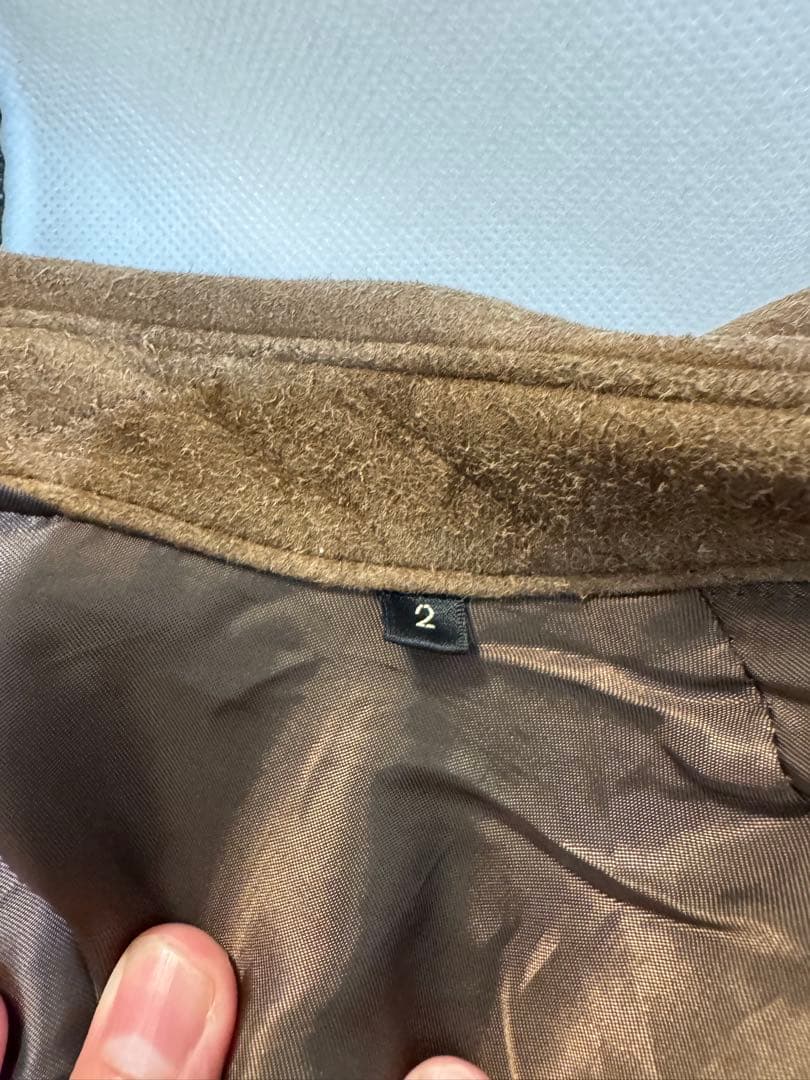 COMOLI 21AW スエードコモリシャツ サイズ2