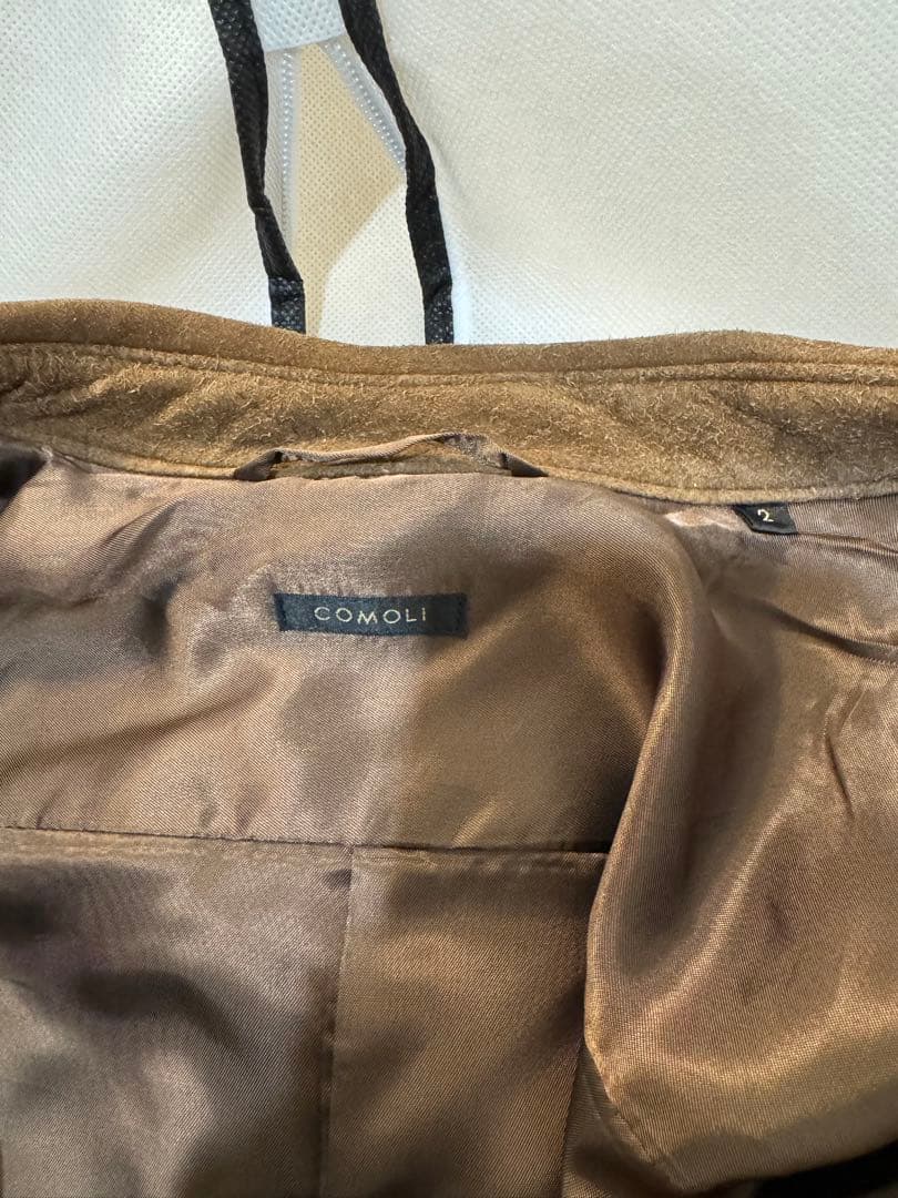 COMOLI 21AW スエードコモリシャツ サイズ2
