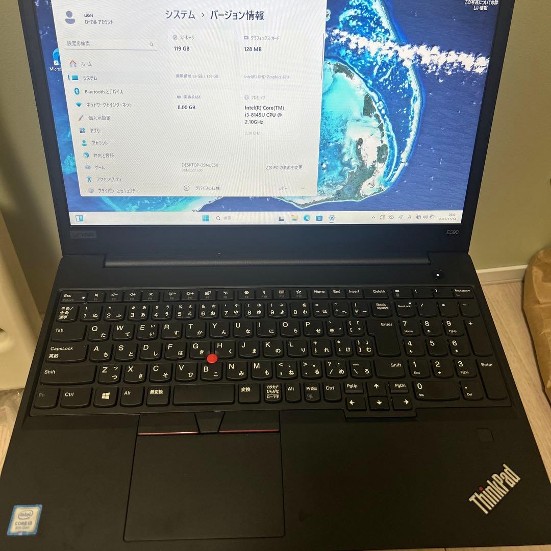 Windowsノート本体 Lenovo