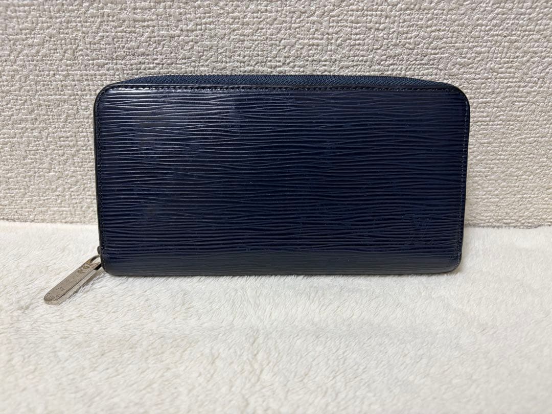 ルイヴィトン 長財布 ラウンドファスナー エピ ネイビー