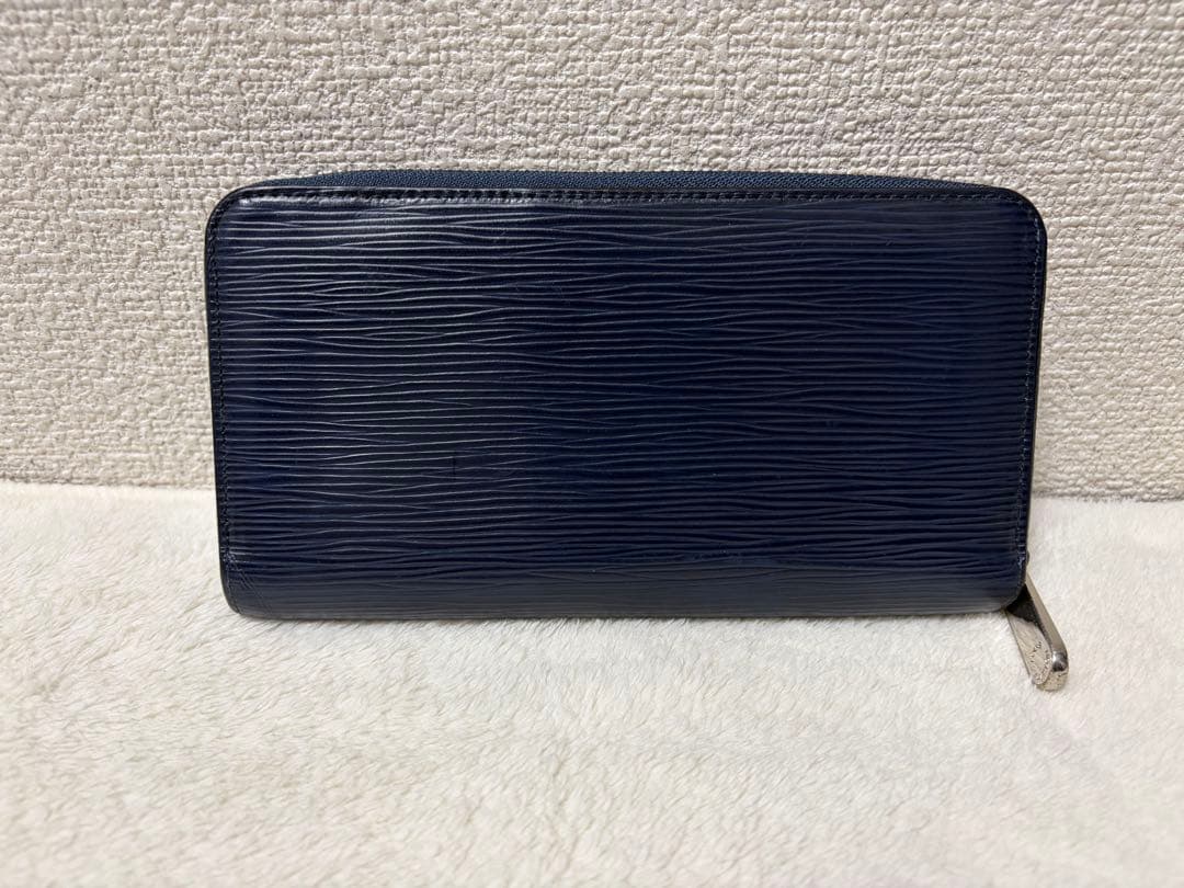 ルイヴィトン 長財布 ラウンドファスナー エピ ネイビー