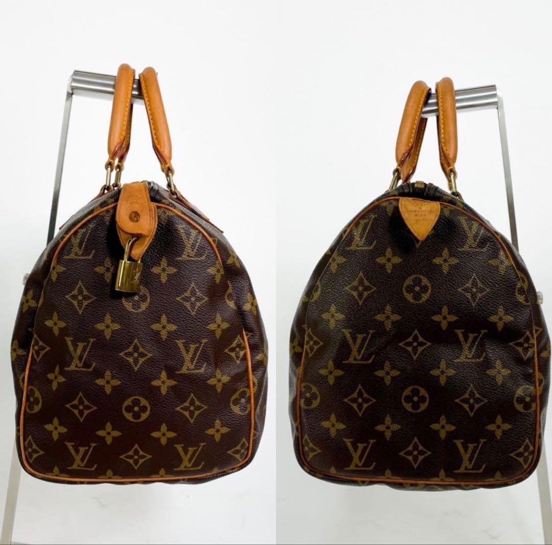 美品✨ルイヴィトン スピーディ30 モノグラム ハンドバッグ ボストン ヌメ革
