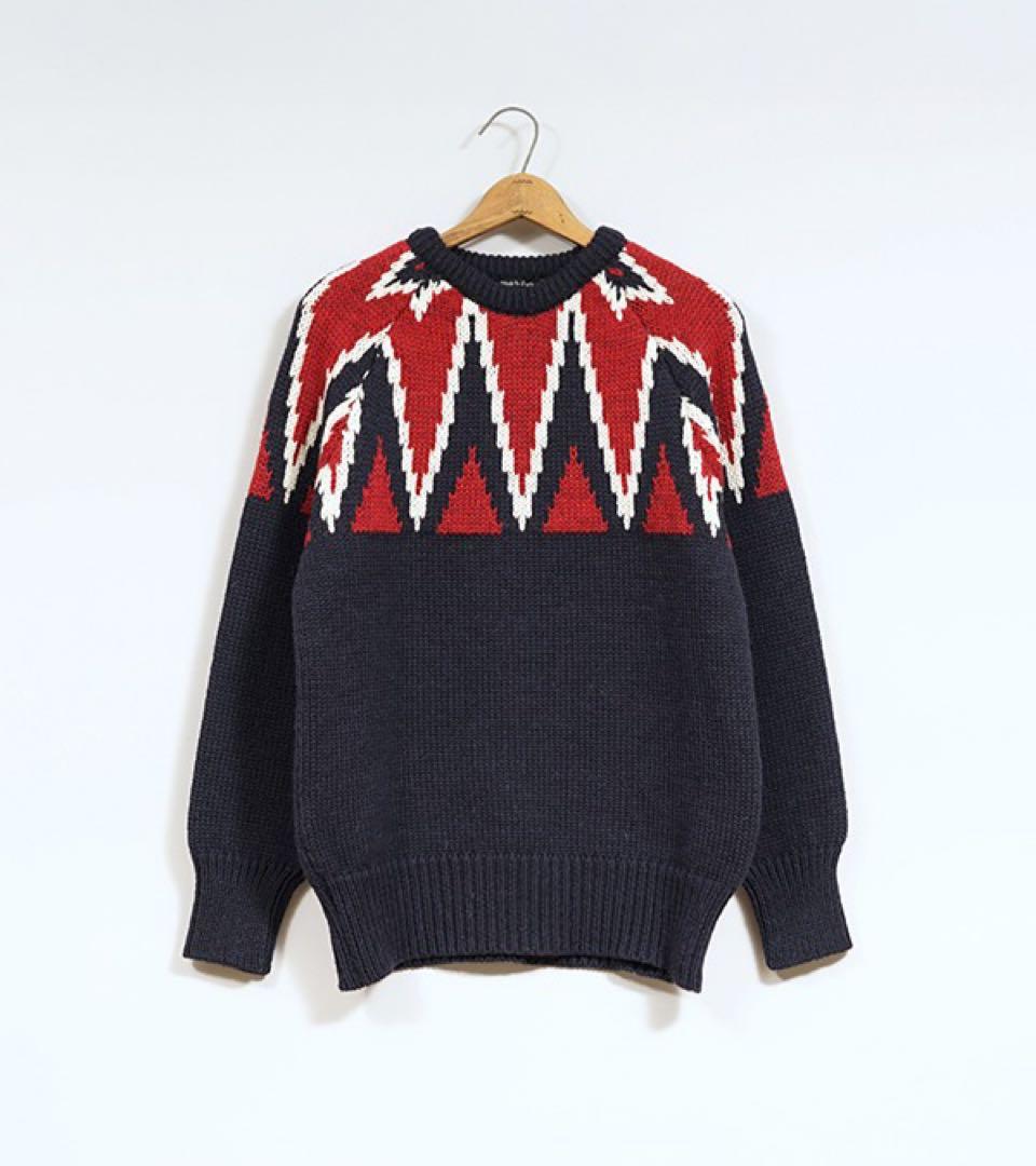 Nigel Cabourn ナイジェルケーボン KEY CREW KNIT