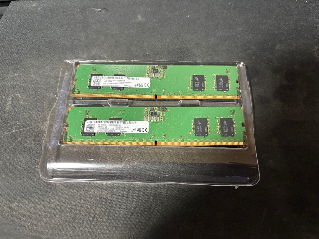 DDR5-4800 8GB 2枚