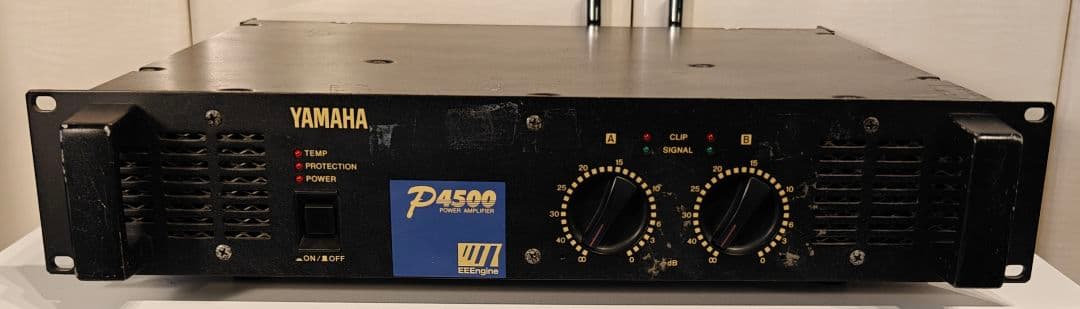 【動作良好】YAMAHA P4500 業務用パワーアンプ 450W+450W
