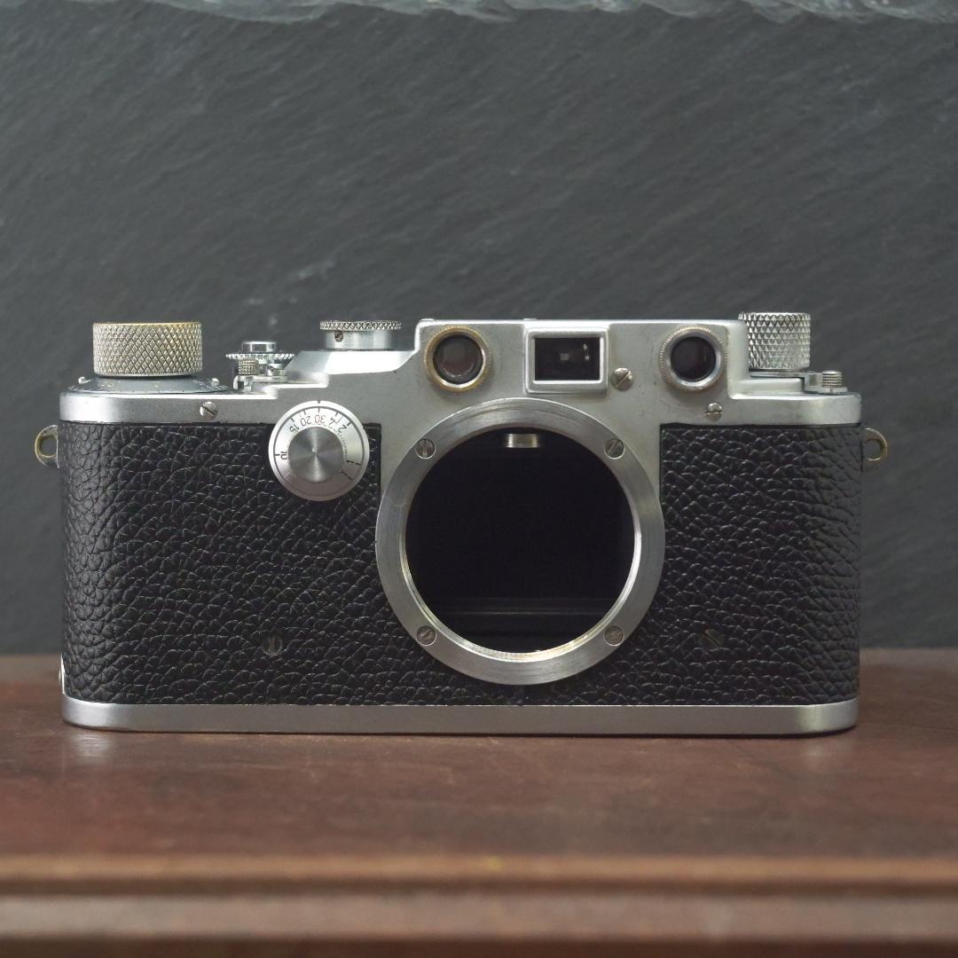 【訳アリ】OH・シャッター幕交換済　バルナックライカⅢc　段付き