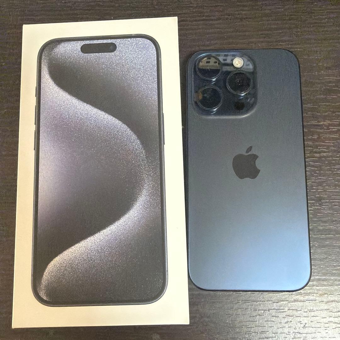 iPhone 15 Pro 256GB 本体 SIMフリー ブルーチタニウム
