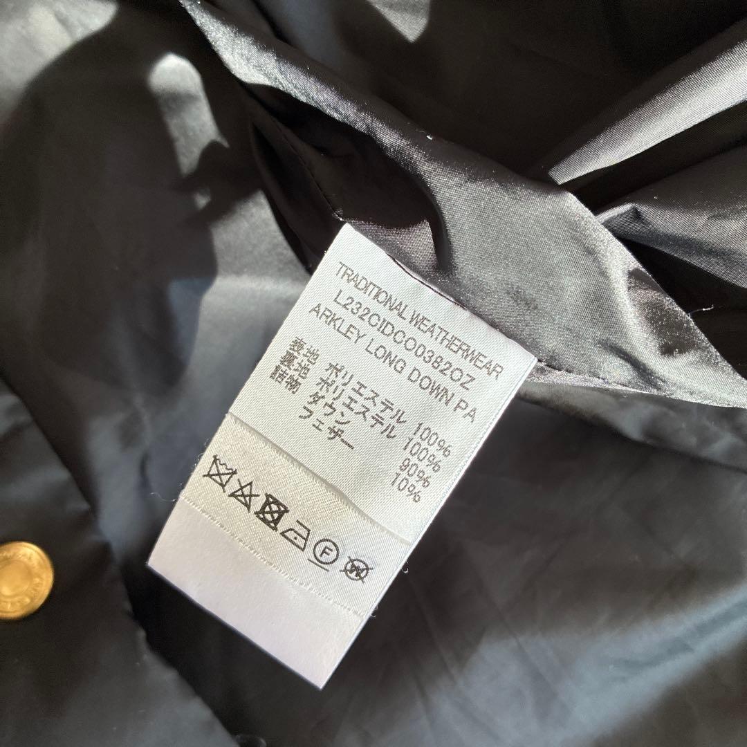 美品✨　トラディショナルウェザーウェアARKLEYダウンコート　黒　アークリー