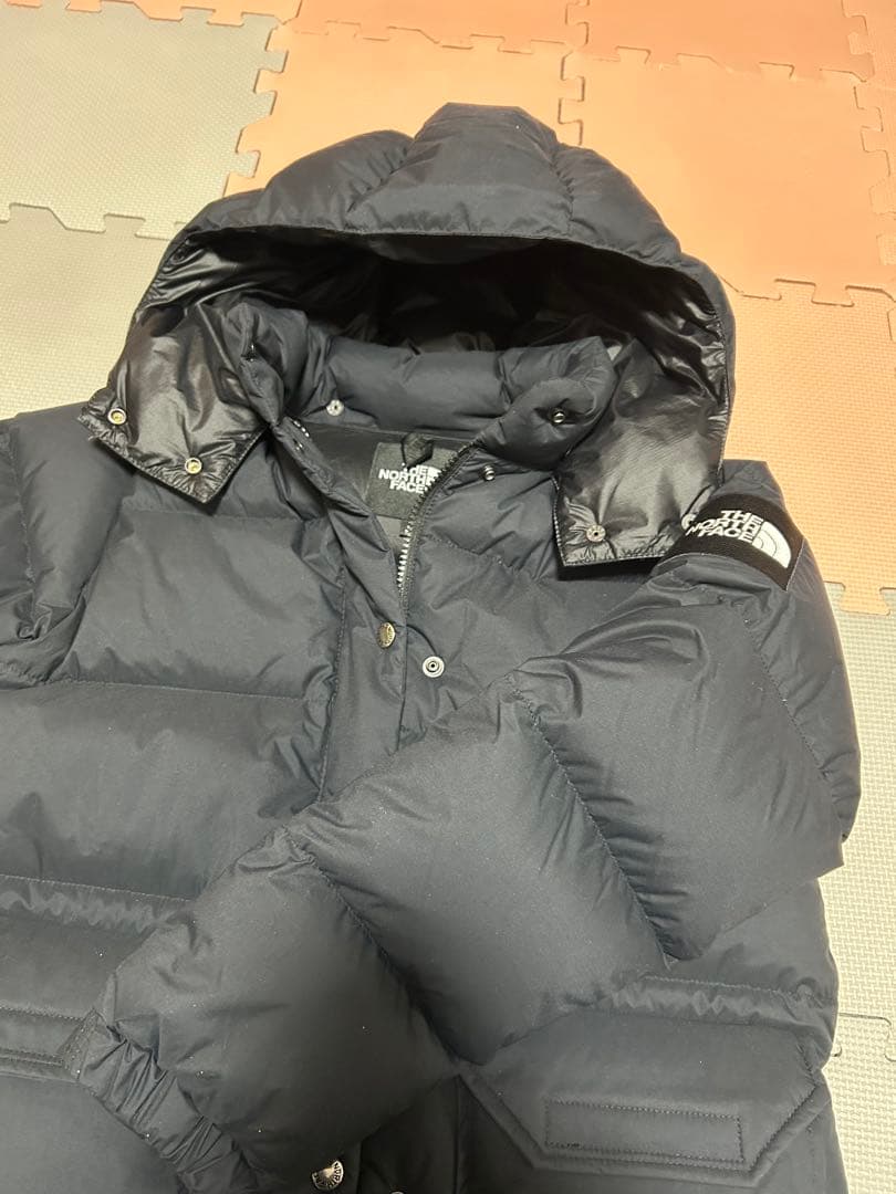 ザノースフェイス ダウン キャンプシエラショートNDW92230 希少S 黒