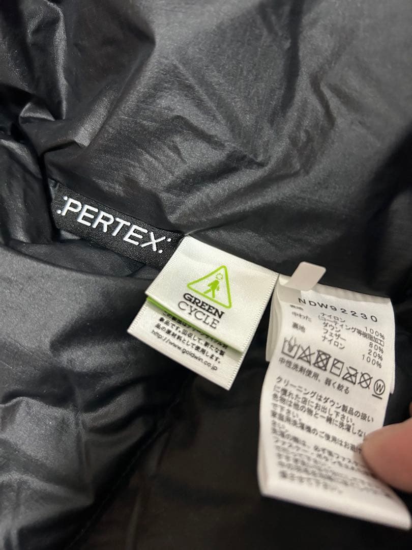 ザノースフェイス ダウン キャンプシエラショートNDW92230 希少S 黒