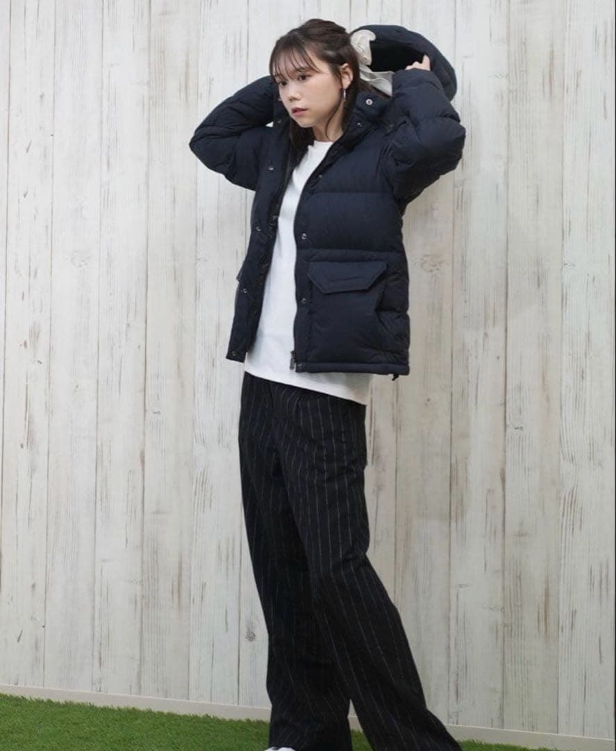 ザノースフェイス ダウン キャンプシエラショートNDW92230 希少S 黒