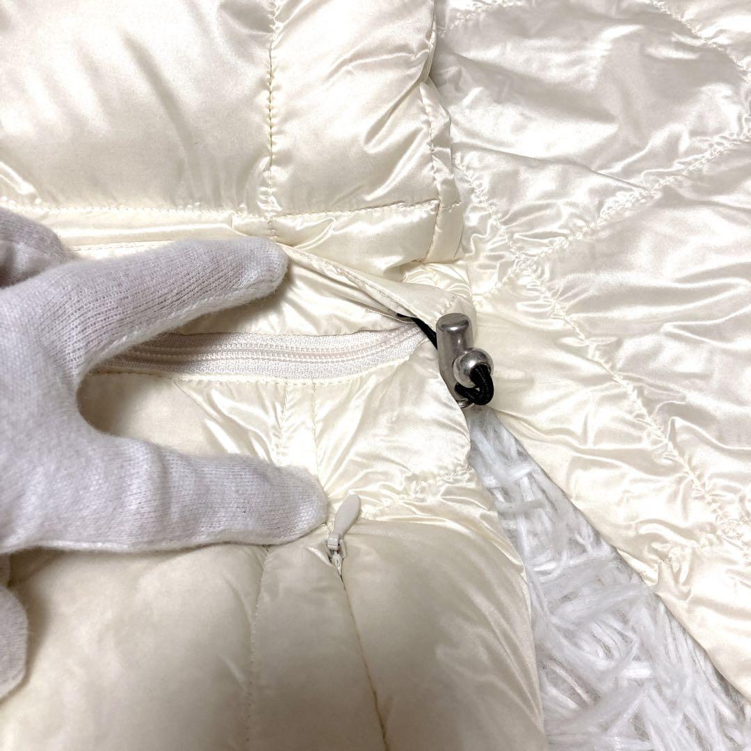 【新品タグ】TAION EXTRA ボレロダウンセット ロングダウン　白　L