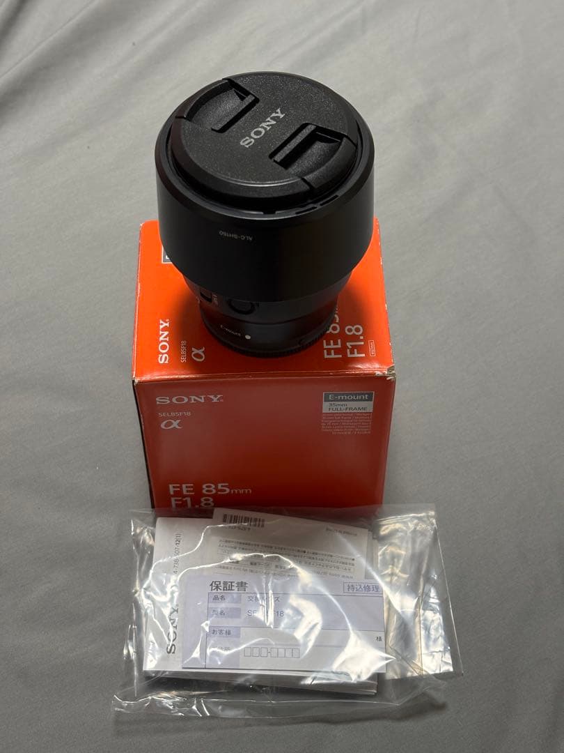 SONY FE 85mm F1.8単焦点