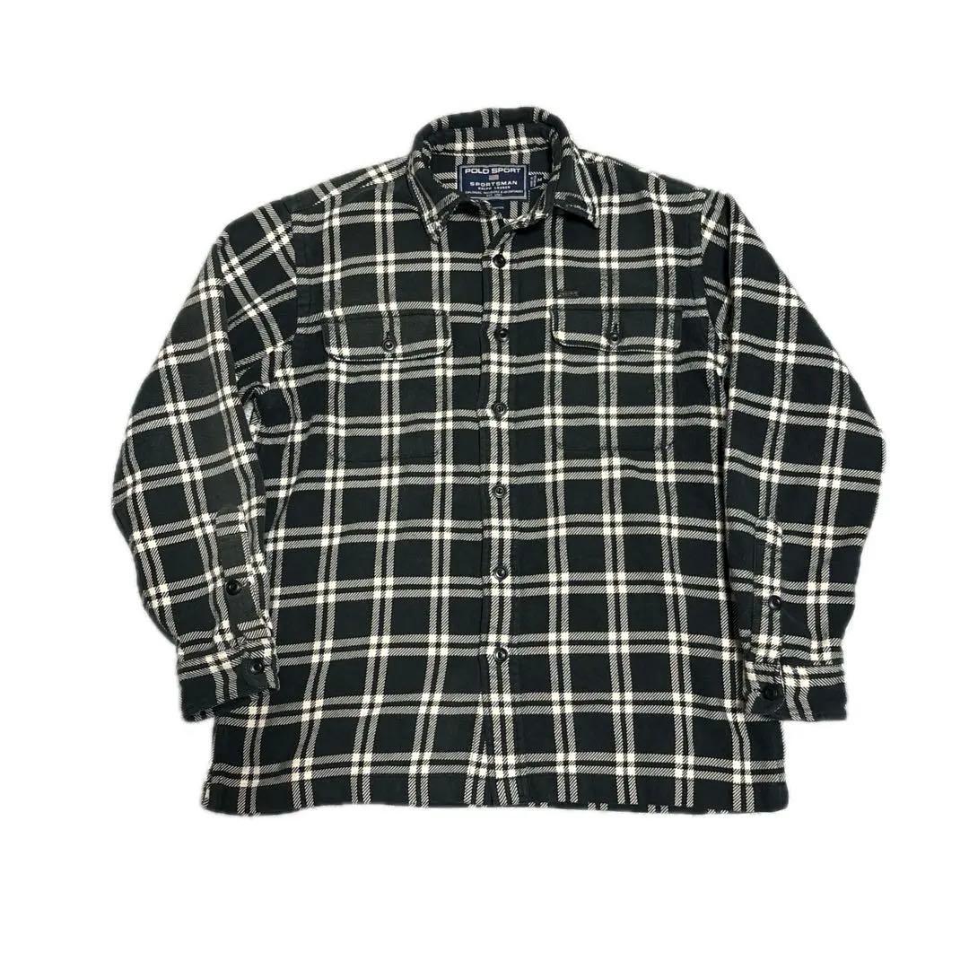 90s POLO SPORT ポロスポーツ ラルフローレン ネルシャツ