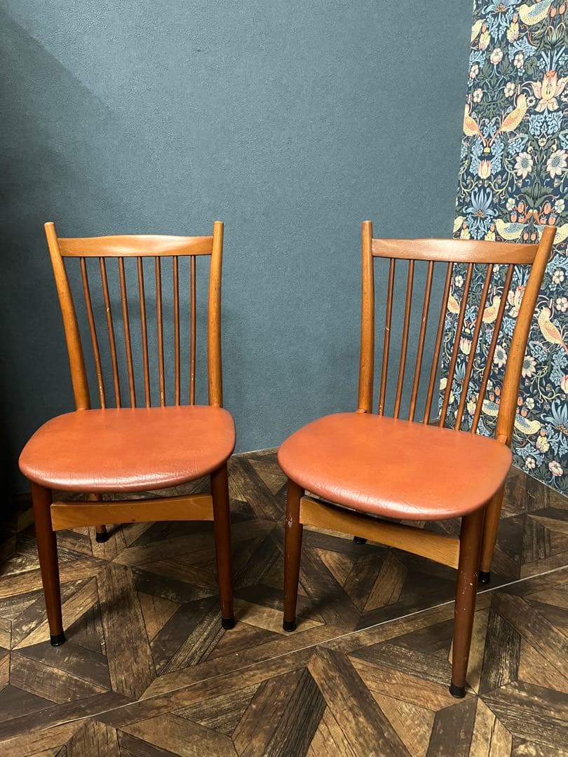 椅子 セット 昭和レトロ 当時物 インテリア ダイニングチェア
