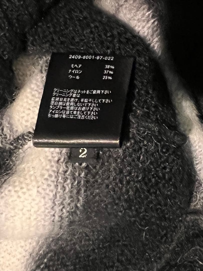 MINEDENIM マインデニム　Blurry Border モヘヤ2